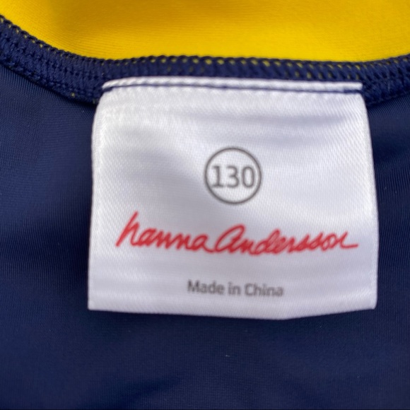 Hanna Andersson Girl’s Rashguard Swim Top - Picture 6 of 8